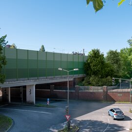 Lärmschutzwand ohne Transparenz | © Deutsche Bahn AG