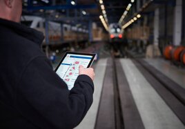 Die Ausgaben der DB Welt können nun digital und überall gelesen werden - auch mitten im Werk.