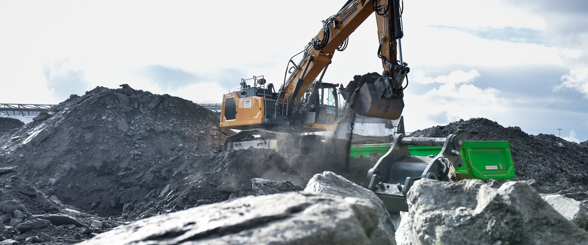 Mineralische Rohstoffe von unseren Baustellen bringen wir in den Kreislauf ein. | © DB AG/ Faruk Hosseini