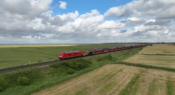 Das Sylt Shuttle bringt unsere Kund:innen klimafreundlich auf die Insel. | © DB AG / Sylt Shuttle