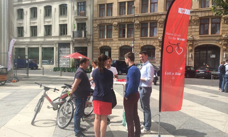 Mit Call a Bike klimaneutral unterwegs