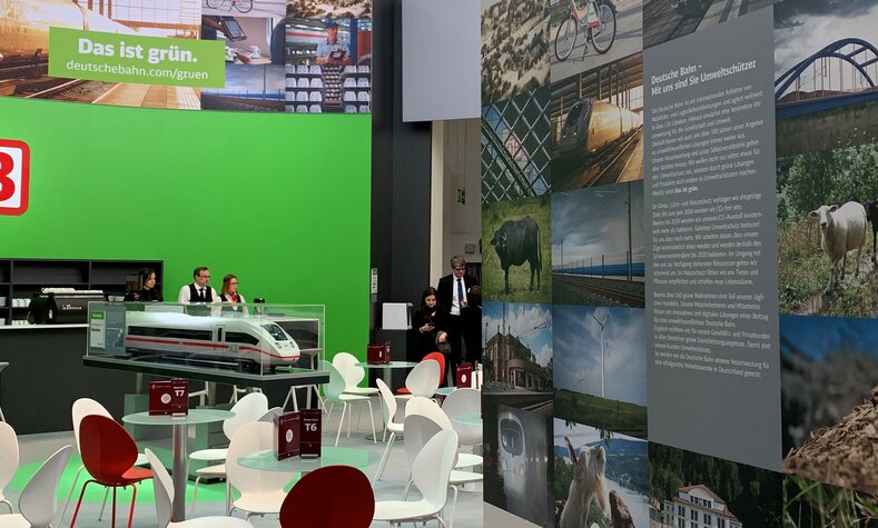 Das ist grün. auf der ITB 2019