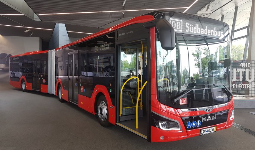 Der neue Hybridgelenkbus vom Typ MAN Lion's City 12C Efficient Hybrid