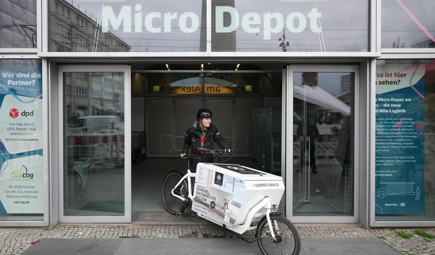 Micro Depot am Alexanderplatz