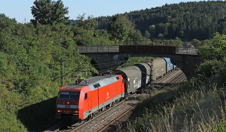 Güterzug in der Oberpfalz
