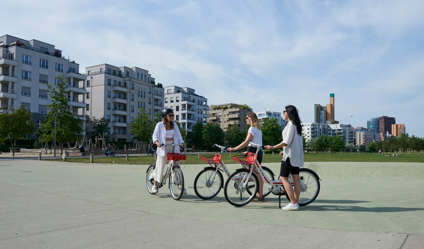 Mit unseren Call a Bikes radeln unsere Kund:innen entspannter und umweltfreundlicher ans Ziel.