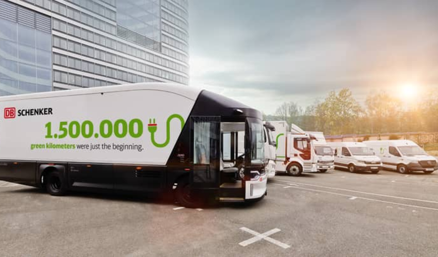 DB Schenker setzt bereits in vielen Städten E-Trucks ein.