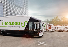 DB Schenker setzt bereits in vielen Städten E-Trucks ein.
