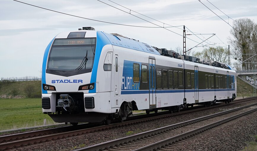 Akku-Zug der Firma Stadler