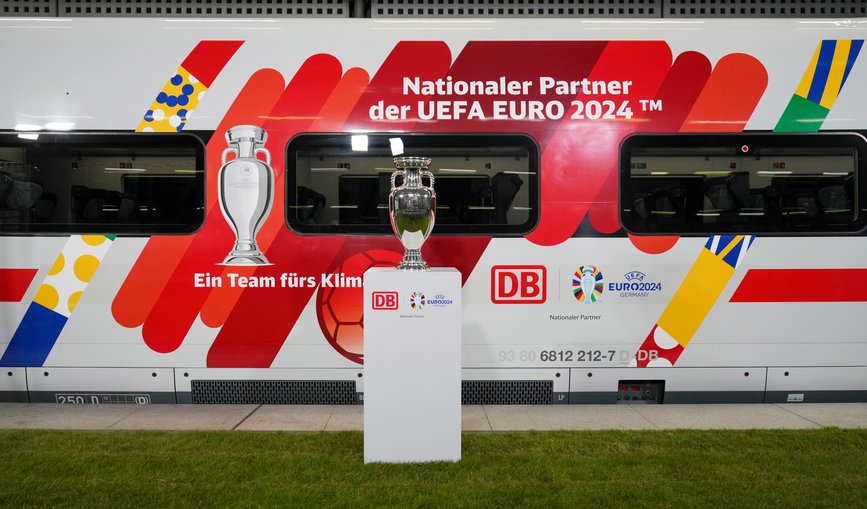 ICE 4 mit Branding: Nationaler Partner der UEFA EURO 2024™