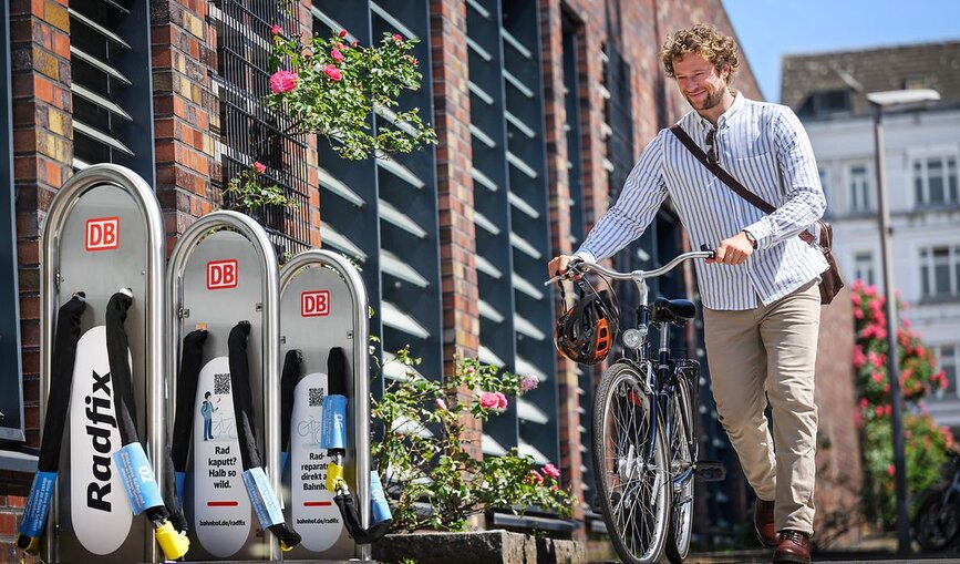 Reparaturservice für Fahrräder jetzt auch am Bahnhof Hamburg-Bergedorf