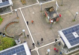 Bahnhof in Dortmund mit Solaranlagen ausgestattet 