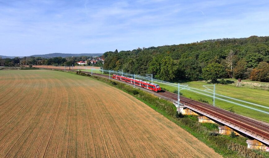 Bahn in der Oberpflaz