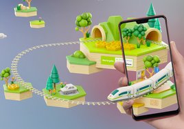 Mit der Umwelt-Rallye die virtuelle Miniaturwelt der DB und ihr grünen Maßnahmen entdecken.