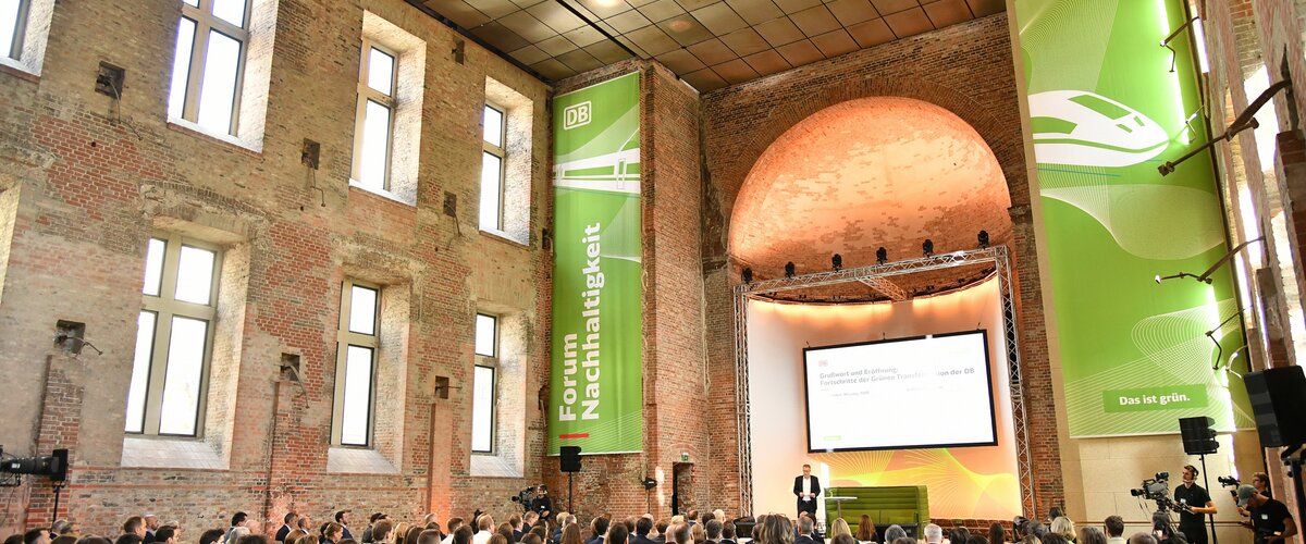 Impressionen vom Forum Nachhaltigkeit 2022 der Deutschen Bahn. | © DB AG / Jet Foto Kranert