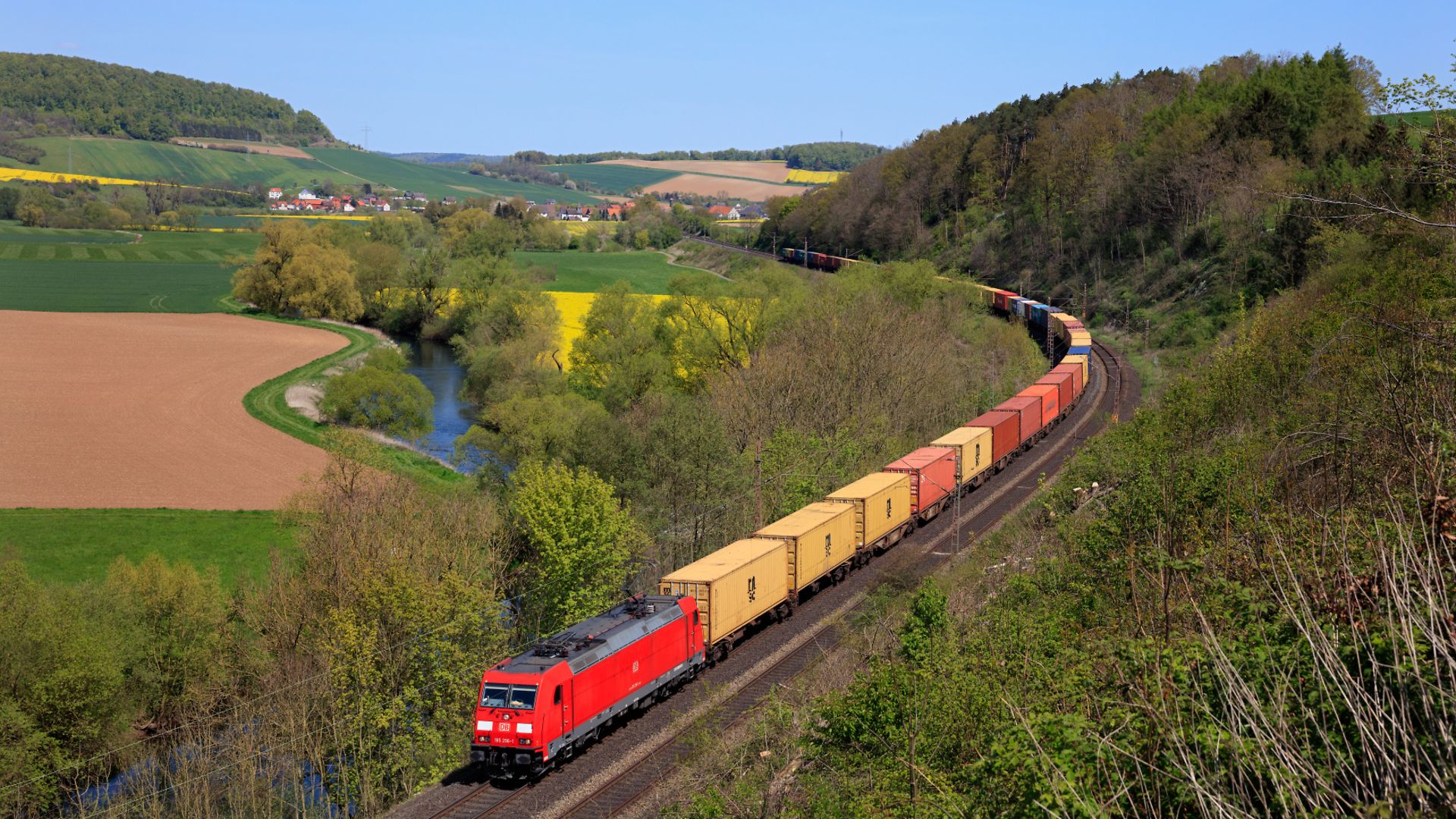 Der Gütertransport auf der Schiene ist klimafreundlich.