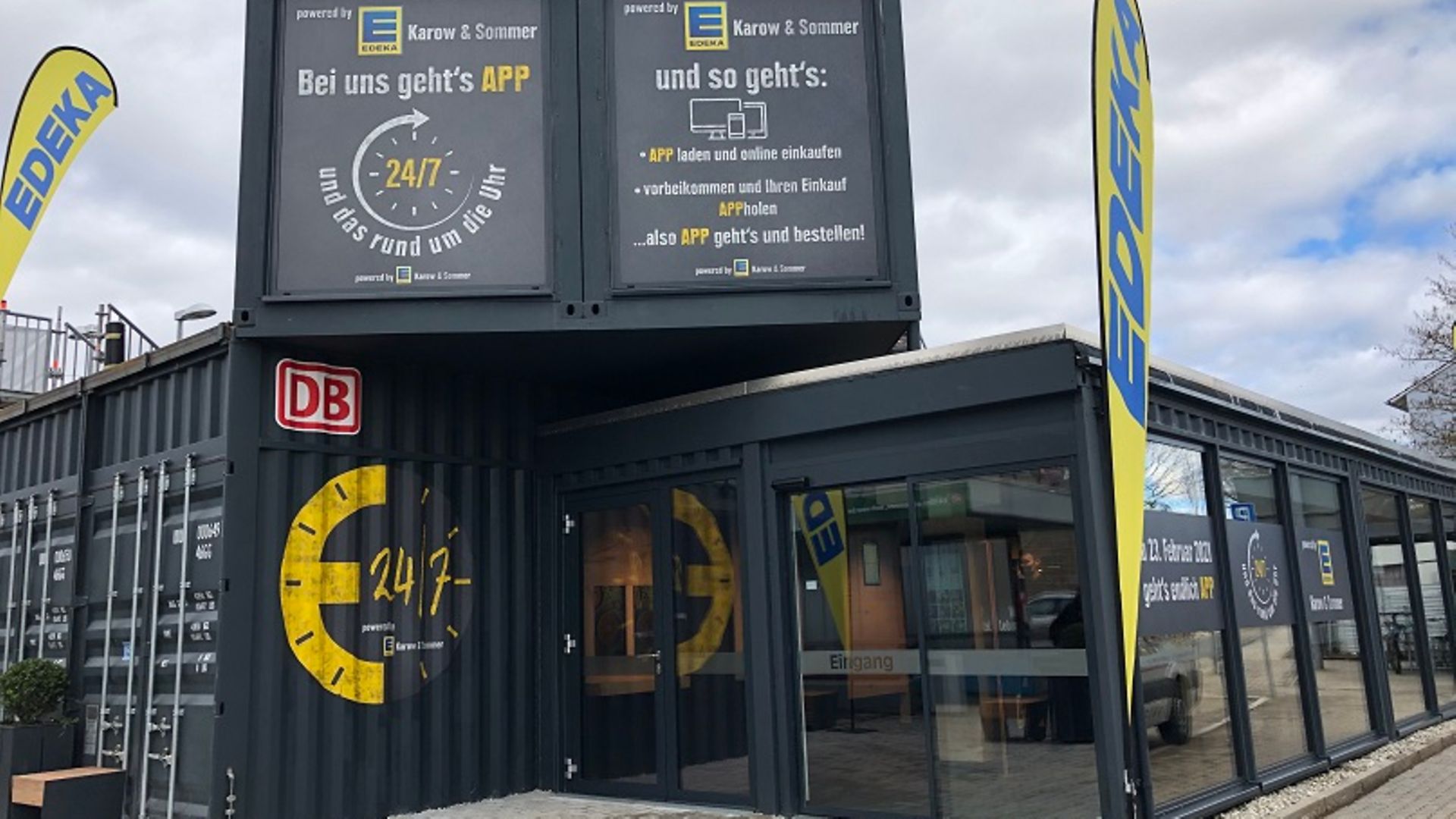 24/7-Lebensmittelmarkt am Zukunftsbahnhof in Renningen