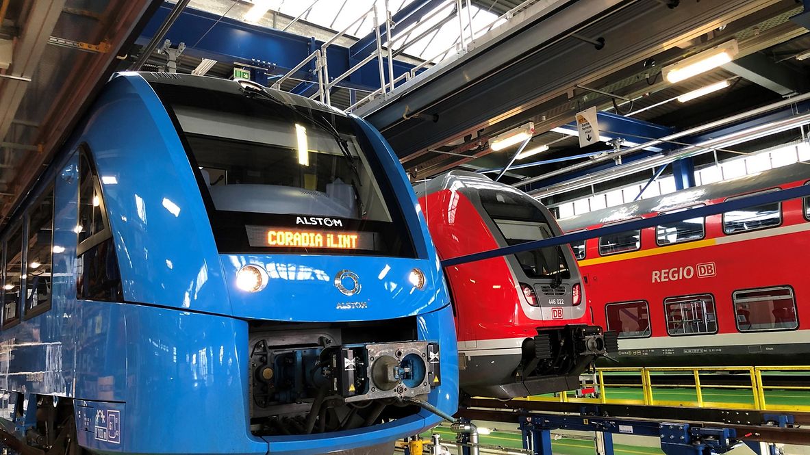 Corodia iLINT Wasserstoffzug von Alstom