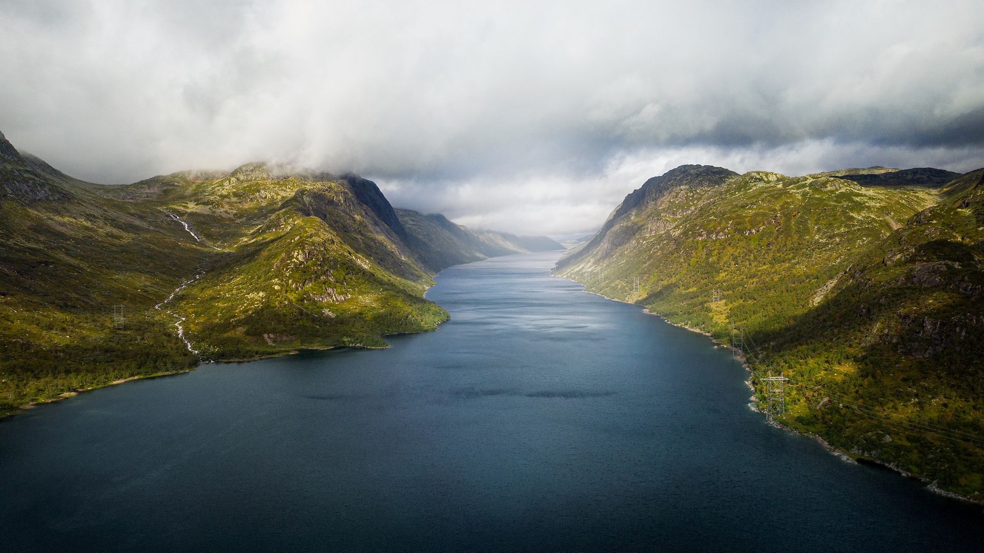 Eine Fjordlandschaft im Süden Norwegens