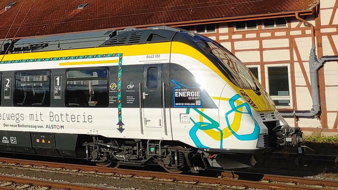 Batteriezug vom Hersteller Alstom