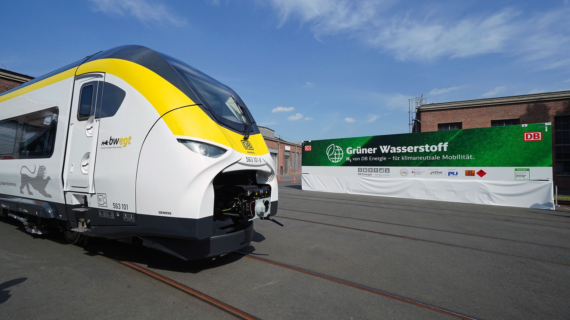 Präsentation des neuen Wasserstoffzugs Mireo Plus H