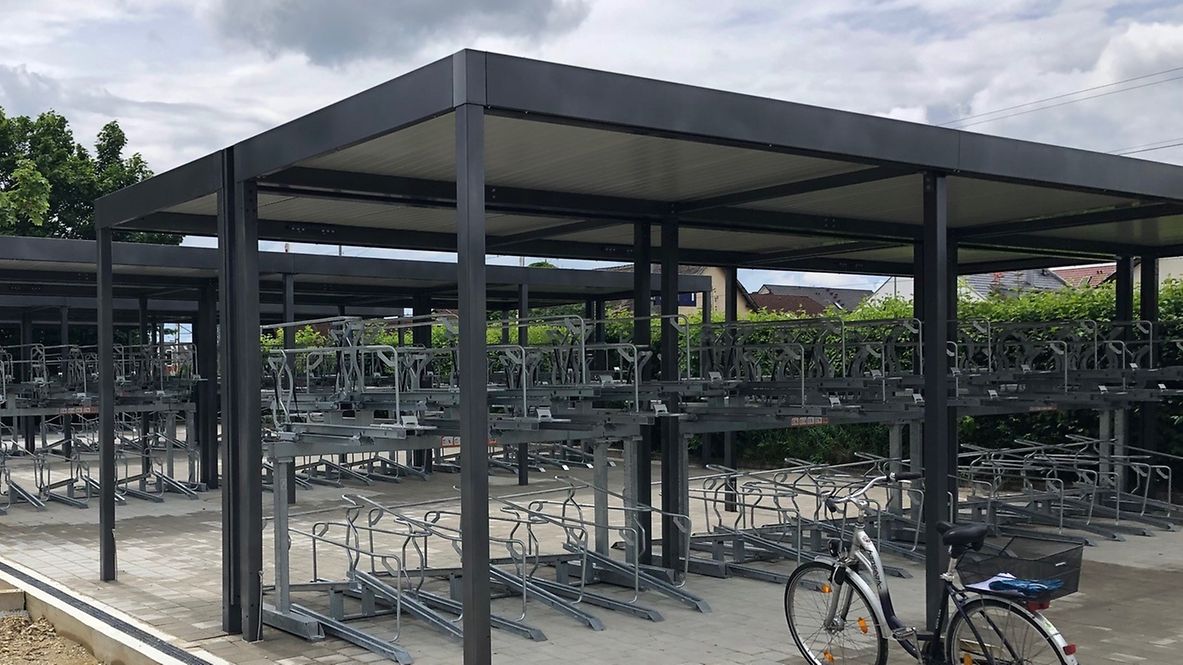 Fahrradstellplätze in Moosburg