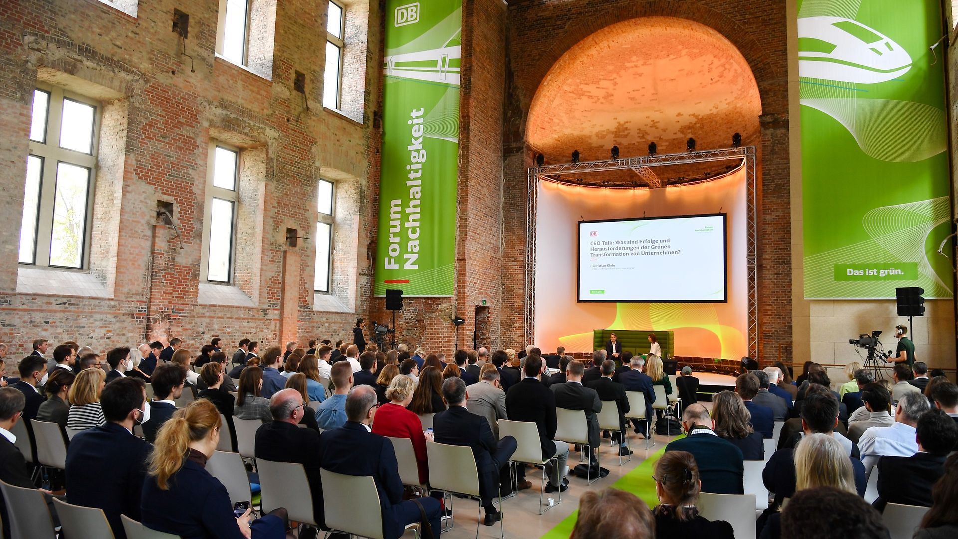 Publikum beim Forum Nachhaltigkeit der DB