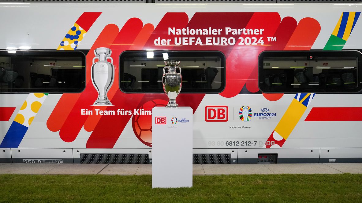 ICE 4 mit Branding: Nationaler Partner der UEFA EURO 2024™