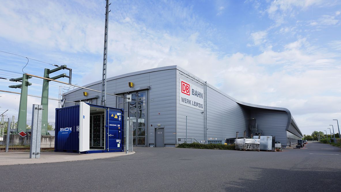 Außenaufnahme ICE-Werk Leipzig 