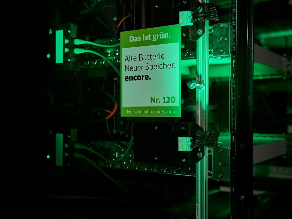 encore battery glows green in the dark