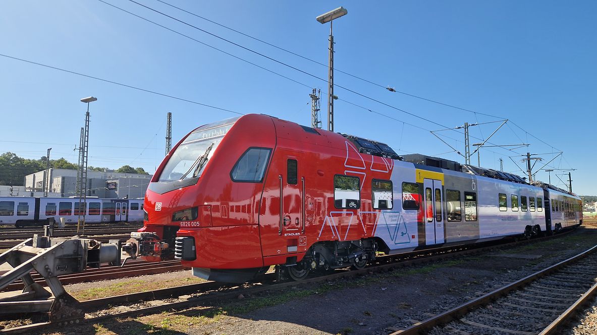 Akkuzug im Werk Kaiserslautern